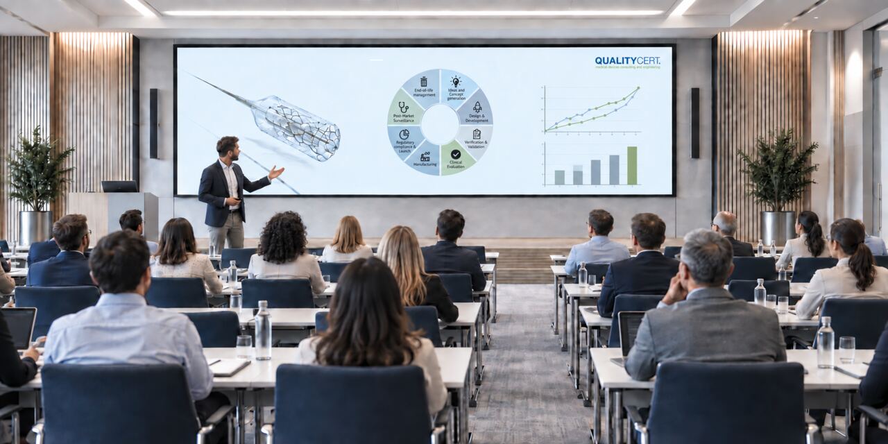 QualityCert professional training session for medical device and healthcare teams